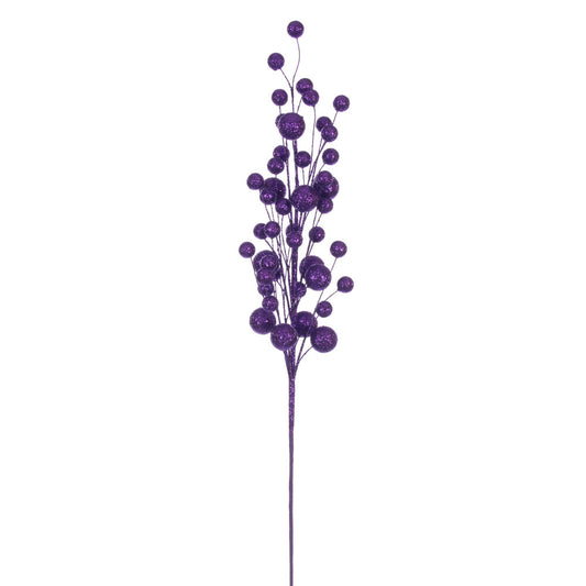 Vickerman 27" Purple Multi Ball Glitter Spray 4 per bag.