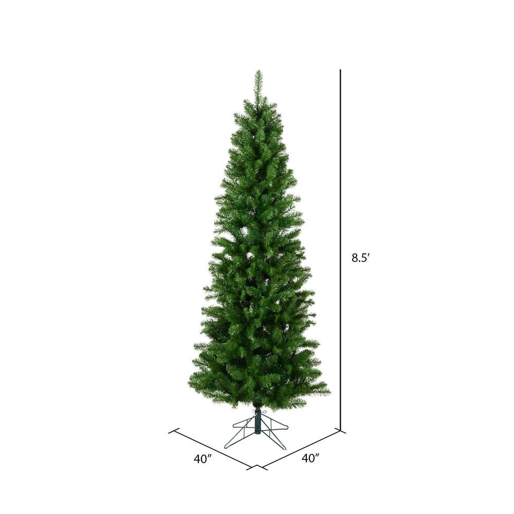 Vickerman 8.5' Salem Pencil Pine Artificial Christmas Tree Unlit