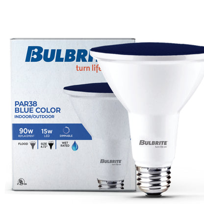 Bulbrite 772505 90-Watt Equivalent, Pink Color PAR38 Weatherproof Outdoor E26 Medium Base Flood LED Light Bulb