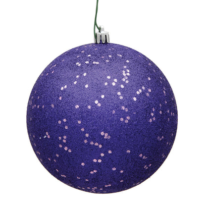 Vickerman 8" Purple Sequin Ball Ornament