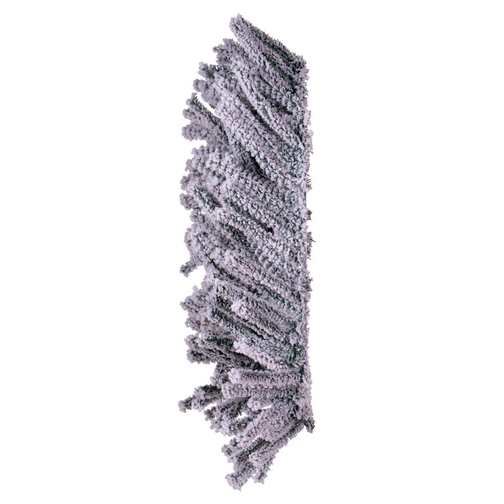 Vickerman 30" Flocked Pistol Unlit Pine Wreath.