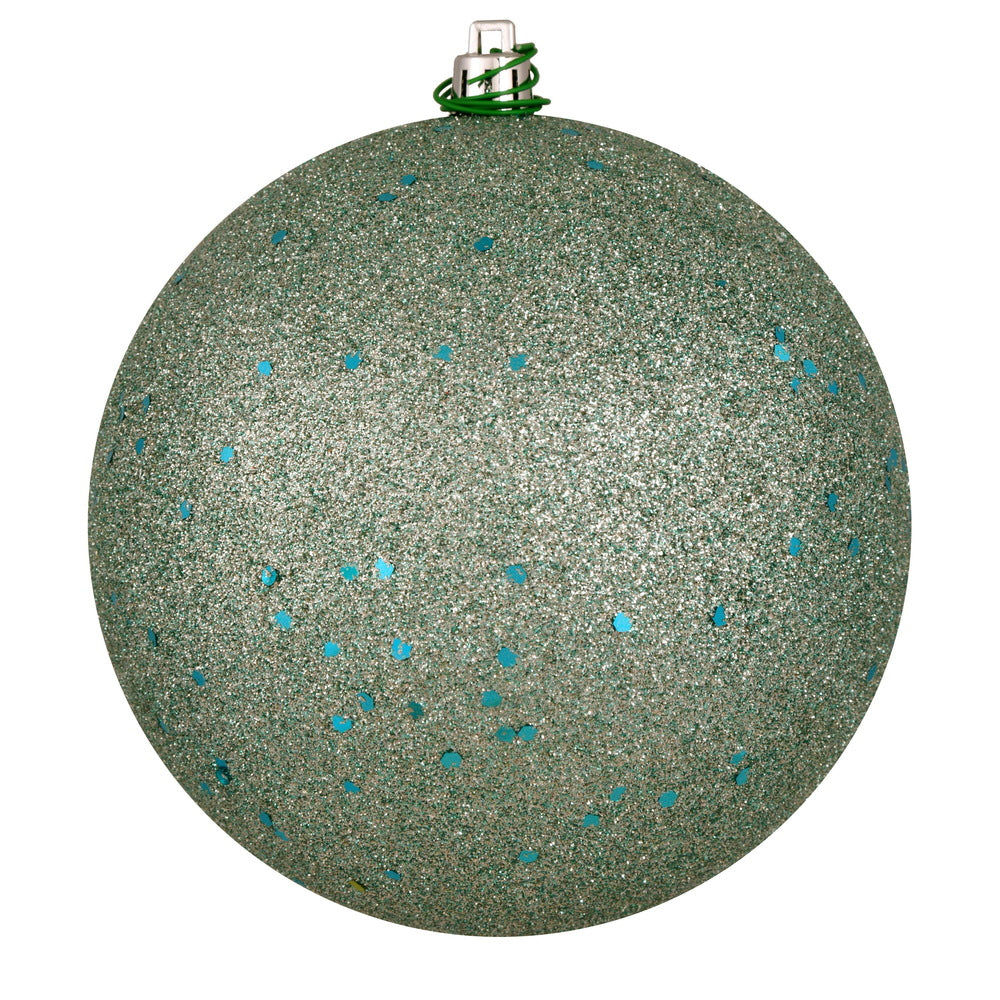 Vickerman 8" Frosty Mint Sequin Ball Ornament