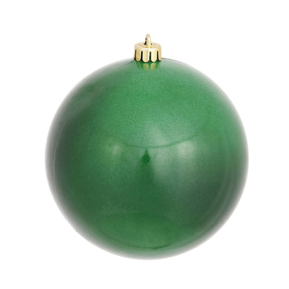 Vickerman 3" Emerald Candy Ball Ornament 12 per Bag