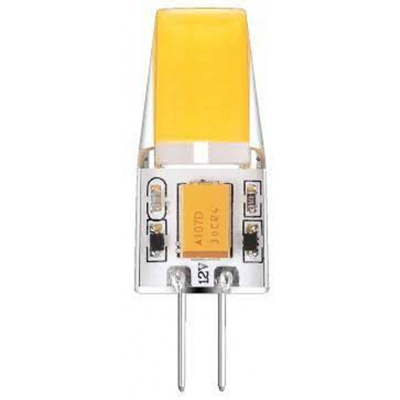 Westgate G4 Base Lamp 3W 3000K 300 Lumens COB 12V AC/DC 0.4" X 1.2" Dia, Residential Lighting, 3W, 300 Lumens, 3000K