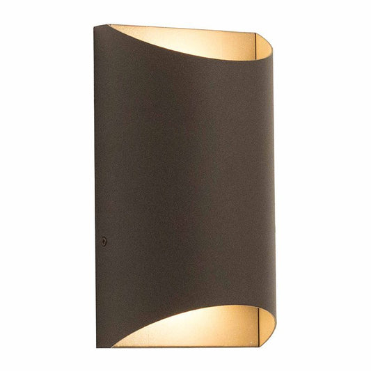 Westgate Small Crest Wall Sconce, Tunnel, Bronze, Outdoor Lighting, Bronze Finish