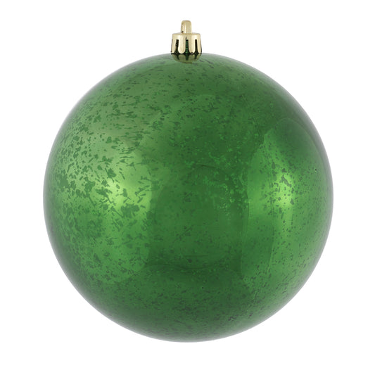 Vickerman 4.75" Emerald Shiny Mercury Ball Ornament 4 per Bag