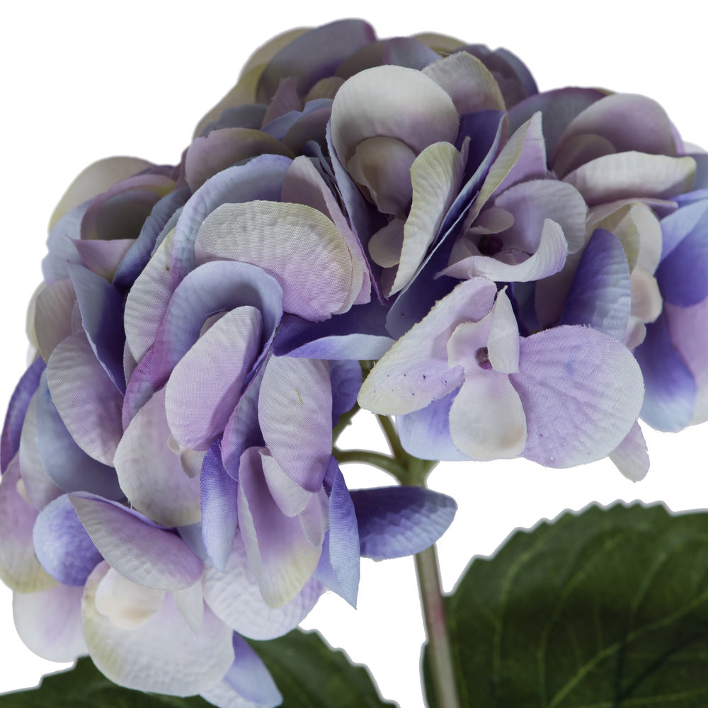 Vickerman 18" Artificial Purple Hydrangea Spray. Includes 4 sprays per pack.