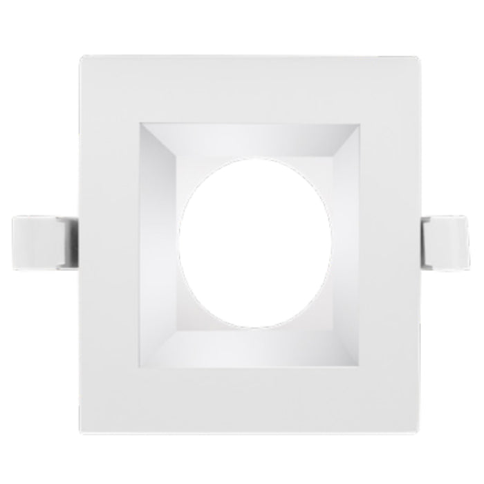 Westgate CRLC Series 4In Square Down Light Trim - White, Commercial Indoor Lighting, White Finish