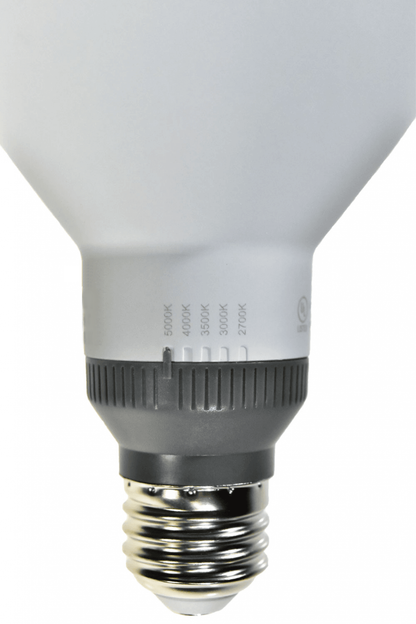 Damar PAR38 LED Flood Light Bulb 15W E26 Base 27K/30K/35K/40K/50K Adjustable CCT Ideal for Track & Recessed Spot Light 120V 1200 Lumens Dimmable White Finish Pack of 6