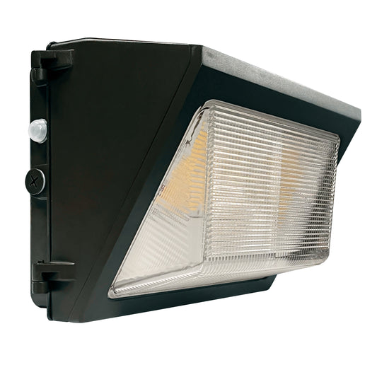 ASD Lighting LED Traditional Wallpack 80W 120-277V 0-10V Dimmable 150Lm/W 3000/4000/5000K with Battery Back-up 15W Bronze UL DLC Premium
