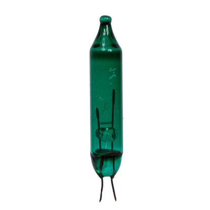 Vickerman Green-Colored Glass Incandescent Mini Bulb 2.5 Volt 100mA 500/Bag.