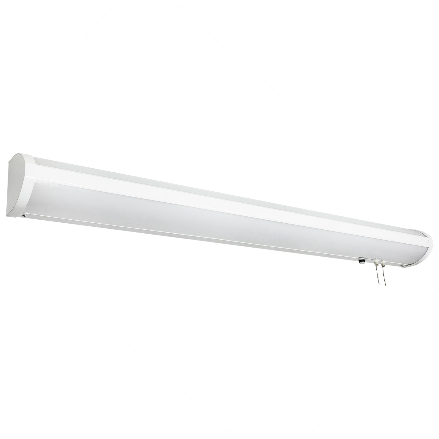 Sunlite 48-Inch LED Linear Bed Light Fixture, 20W/40W/60W, Color Selectable 30K/40K/50K, 2218-6958 Lumens, Dimmable, DLC & ETL Listed, 120V, 3-Way Switching (Up/Down), 116 Degree Beam Angle, White