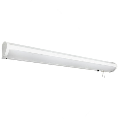 Sunlite 48-Inch LED Linear Bed Light Fixture, 20W/40W/60W, Color Selectable 30K/40K/50K, 2218-6958 Lumens, Dimmable, DLC & ETL Listed, 120V, 3-Way Switching (Up/Down), 116 Degree Beam Angle, White