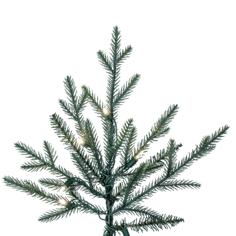 Vickerman 7.5' Itasca Fraser Artificial Christmas Tree with 750 Warm White LED Dura-lit Lights