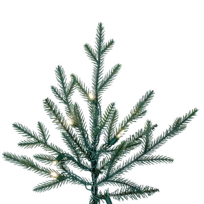 Vickerman 7.5' Itasca Fraser Artificial Christmas Tree with 750 Warm White LED Dura-lit Lights