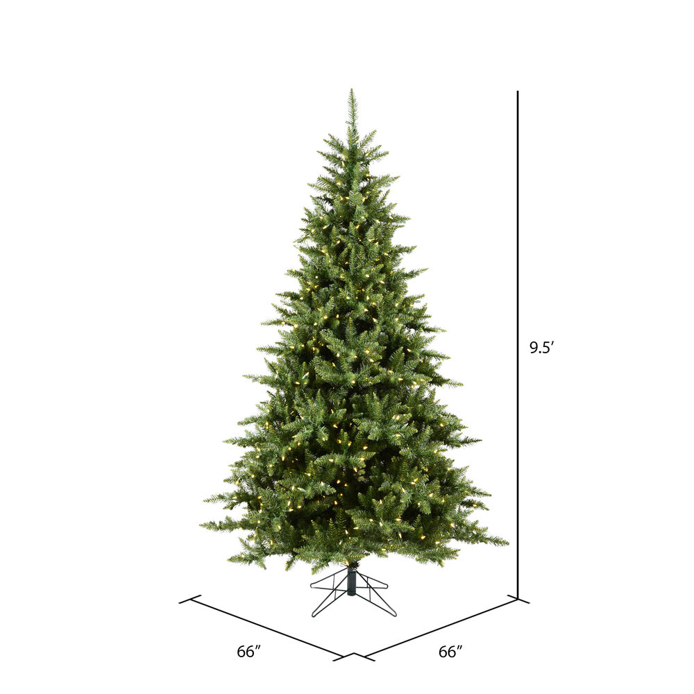 Vickerman 9.5' x 66" Camdon Fir Artificial Christmas Tree with Warm White Dura-lit LED Lights