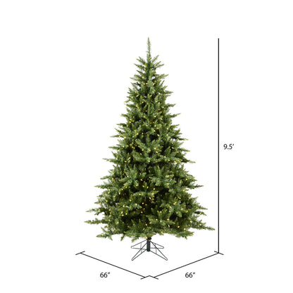Vickerman 9.5' x 66" Camdon Fir Artificial Christmas Tree with Warm White Dura-lit LED Lights