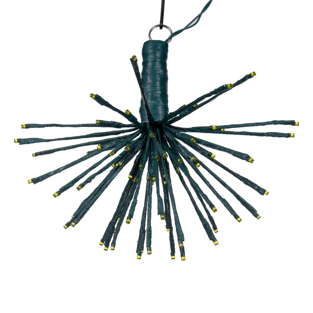Vickerman 80Lt x 16" Green Starburst Yellow 5mm LED Lights.