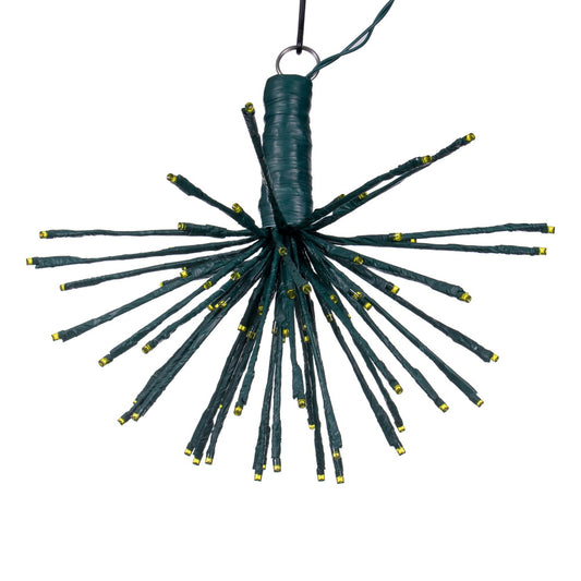 Vickerman 80Lt x 16" Green Starburst Yellow 5mm LED Lights.