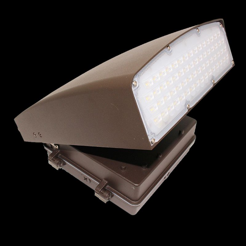 Westgate LED Adjustable Cutoff Wall Pack, 120-277V, Outdoor Lighting, 120W, 13700 Lumens, 4000K, Dark Bronze Finish, 0~10V Dimmable