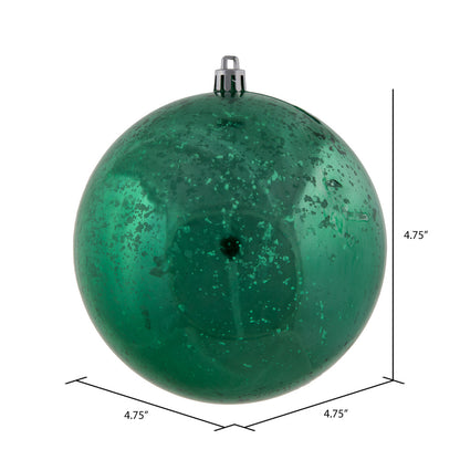 Vickerman 4.75" Sea Foam Shiny Mercury Ball Ornament 4 per Bag