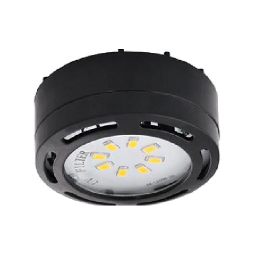 Westgate 1 LED Puck Light 4W (8LED Chips), 275 Lumens, Plastic, 120V, 2 5/8"X1 13/16", Blk, SurFace Or Rec..., Undercabinet Lighting, 4W, 275 Lumens, 3000K