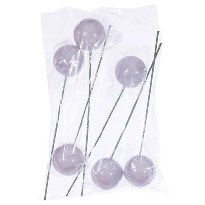 Vickerman 4" White Pearl UV Drilled Ball Ornament 6 per bag.