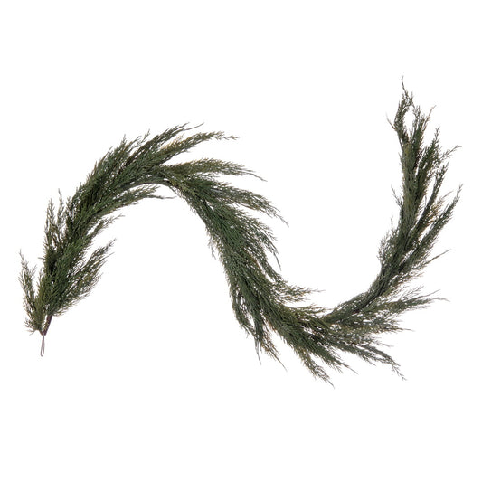 Vickerman 62" Artificial Green Cedar Garland.