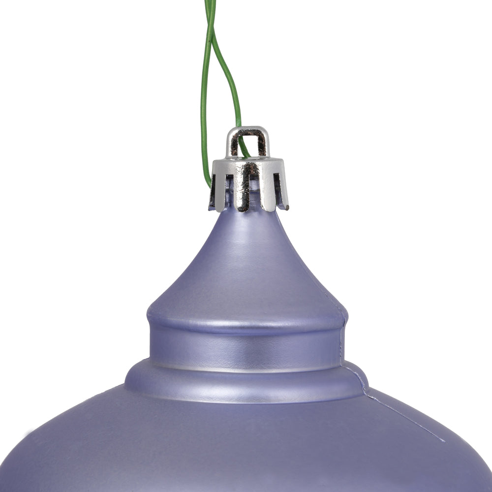 Vickerman 8.7" x 3.5" Lilac Matt Finial 3Bg