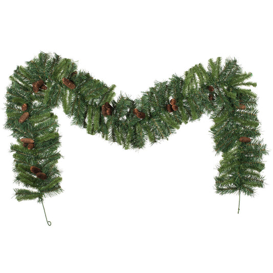 Vickerman 9' Cheyenne Artificial Christmas Garland Unlit