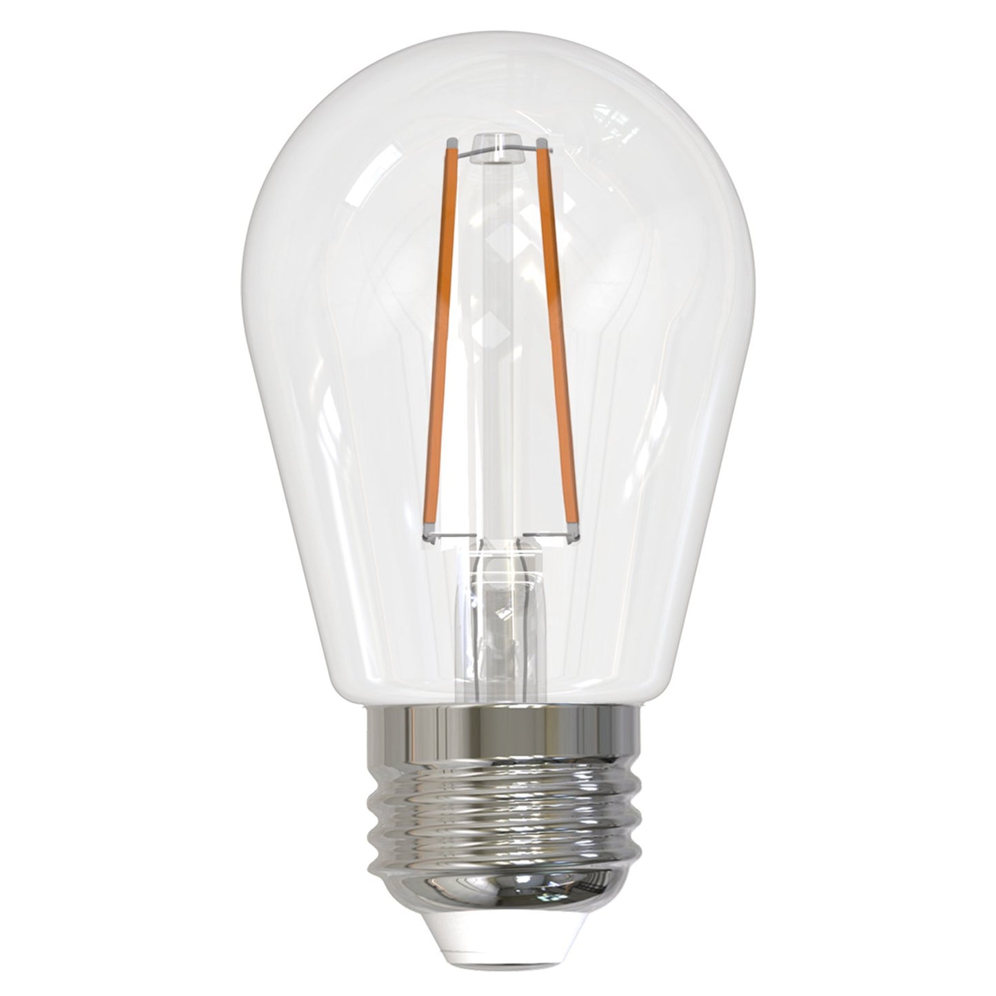 Bulbrite LED Filament S14 Dimmable Medium Screw Base (E26) Light Bulb 11 Watt Equivalent 2700K, Clear