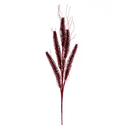 Vickerman 30" Red Wheat Glitter Spray 6 per bag.