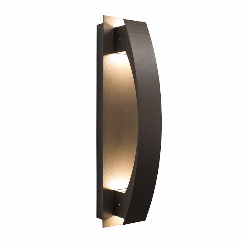 Westgate CRE-01-BR + CRE-EGN-30K-BR 
LED Wall Scone, Lunette, 3000K, Bronze Finished, Outdoor Lighting, 10W(2.5Wx4), 900 Lumens, 3000K, Dark Bronze Finish