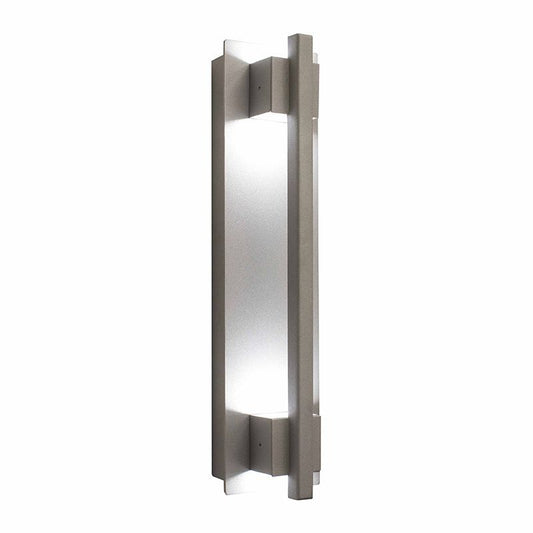 Westgate LED Wall Sconce Light, Outdoor Lighting, 20W(5Wx4), 1800 Lumens, 4000K, Silver Finish