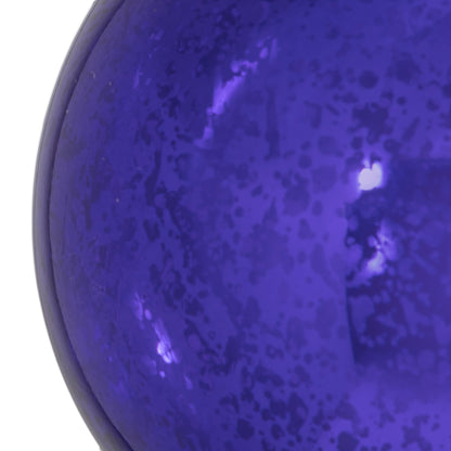 Vickerman 4" Purple Shiny Mercury Ball Ornament 6 per Bag.