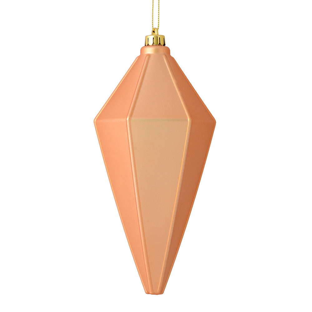 Vickerman 7" Café Latte Matte Lantern Christmas Ornament 4 per Bag