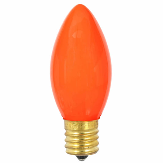 Vickerman C9 Ceramic Orange Replacement Bulb 7 Watt 130 Volt UL box of 25