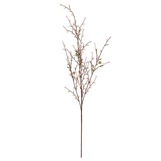 Vickerman 39" Artificial Pink and Cream Mini Wild Flower Spray. Includes 4 sprays per pack.