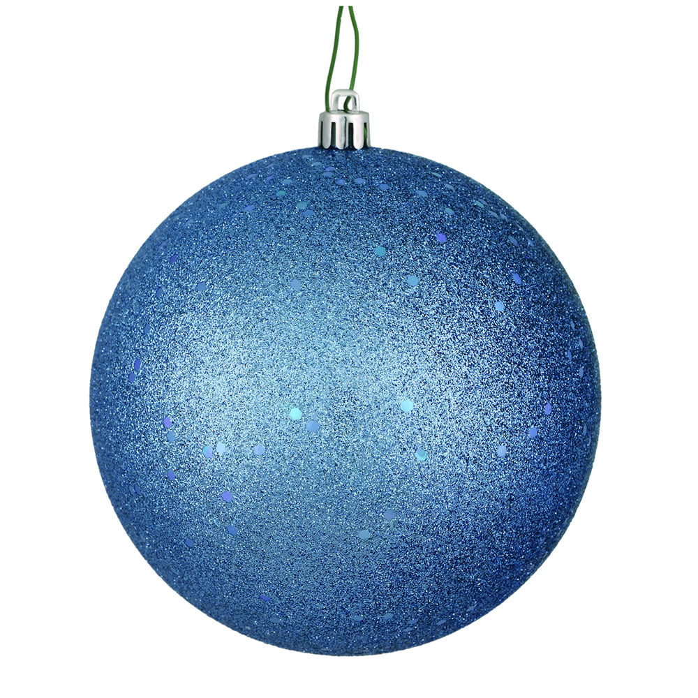 Vickerman 8" Periwinkle Sequin Ball Ornament