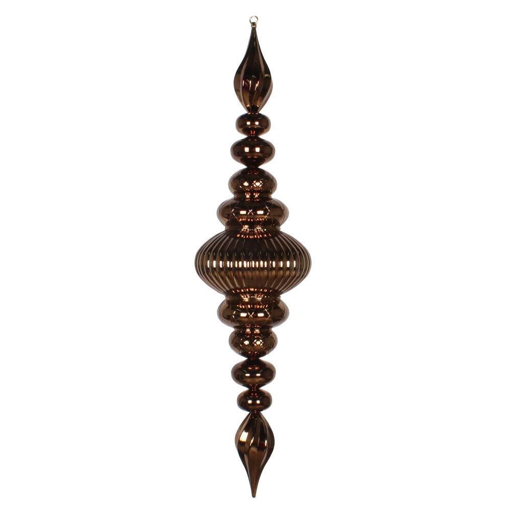 Vickerman 41" Mocha Shiny Finial.