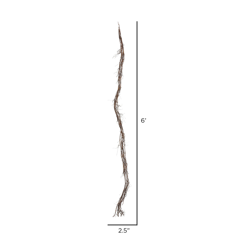 Vickerman 6' Artificial Brown Twig Garland.