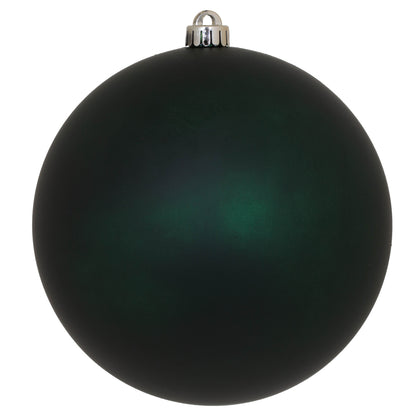 Vickerman 10" Midnight Green Matte Ball Ornament