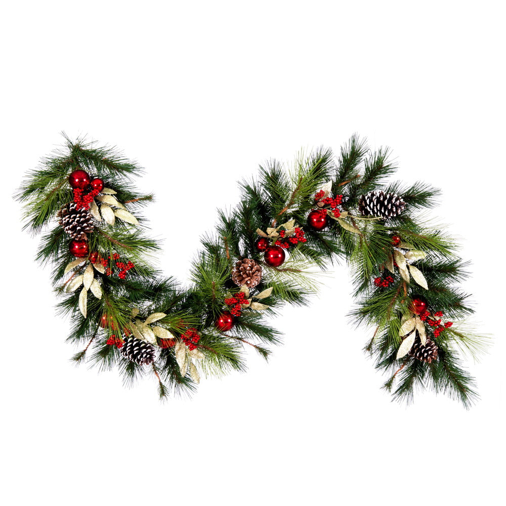 Vickerman 6' x 16" Artificial Christmas Garland unlit