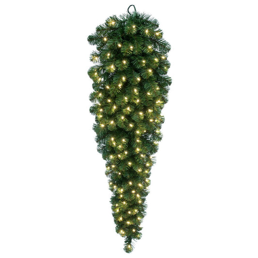 Vickerman 48" Oregon Fir Artificial Christmas Teardrop Warm White Single Mold Wide Angle LED Lights