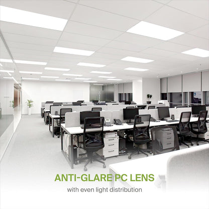 ASD Lighting LED Back-Lit Flat Panel 2x4 50W 4000K Dimmable UL DLC Premium