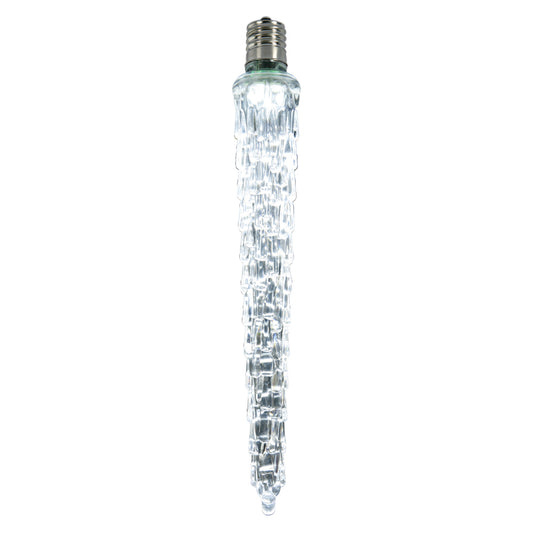 Vickerman 7" LED Cool White Falling Icicle Replacement Bulb