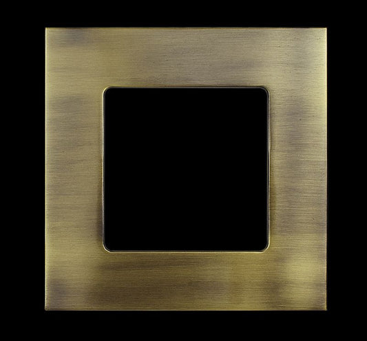 Westgate 4 Inch Square Trim For SSL4 Series. Antique Bronze, Residential Lighting, Bronze Finish