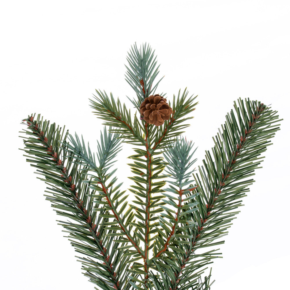 Vickerman 6' x 14" Blue Spruce Pine Cone Artificial Unlit Garland.