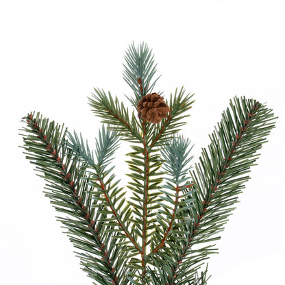 Vickerman 6' x 14" Blue Spruce Pine Cone Artificial Unlit Garland.