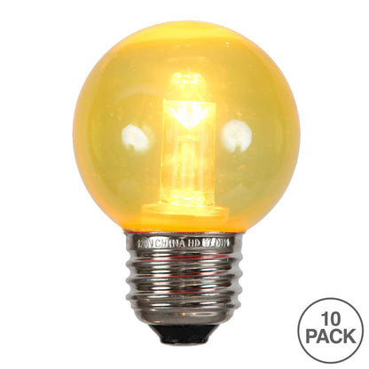 Vickerman G50 YELLOW SMD Tube LED Bulb 10/Bag